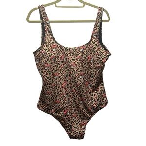 {Buc-ee's} Women’s Leopard Printed Buc-ee One Piece Swimsuit